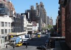 New York - 30 mars - 1 avril 2012  une vue surélevée des rues avoisinantes